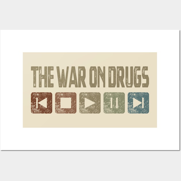 The War On Drugs Control Button Wall Art by besomethingelse